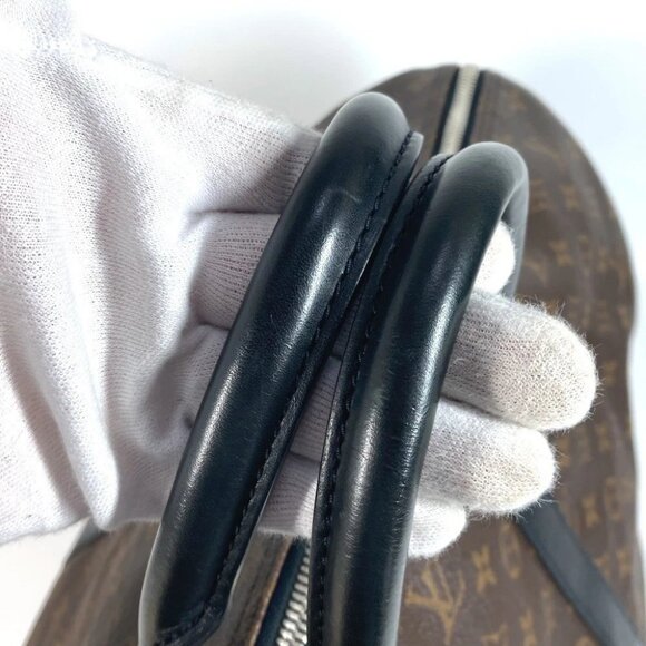 LOUIS VUITTON M56714 MonogramMacassar KeepallBandouliere55 Hand Bag Duffle Bag - Picture 9 of 15